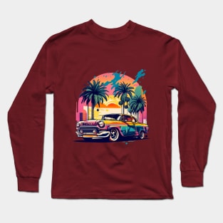 Low Rider On L.A. Street - Dusk Sunset 2 Long Sleeve T-Shirt